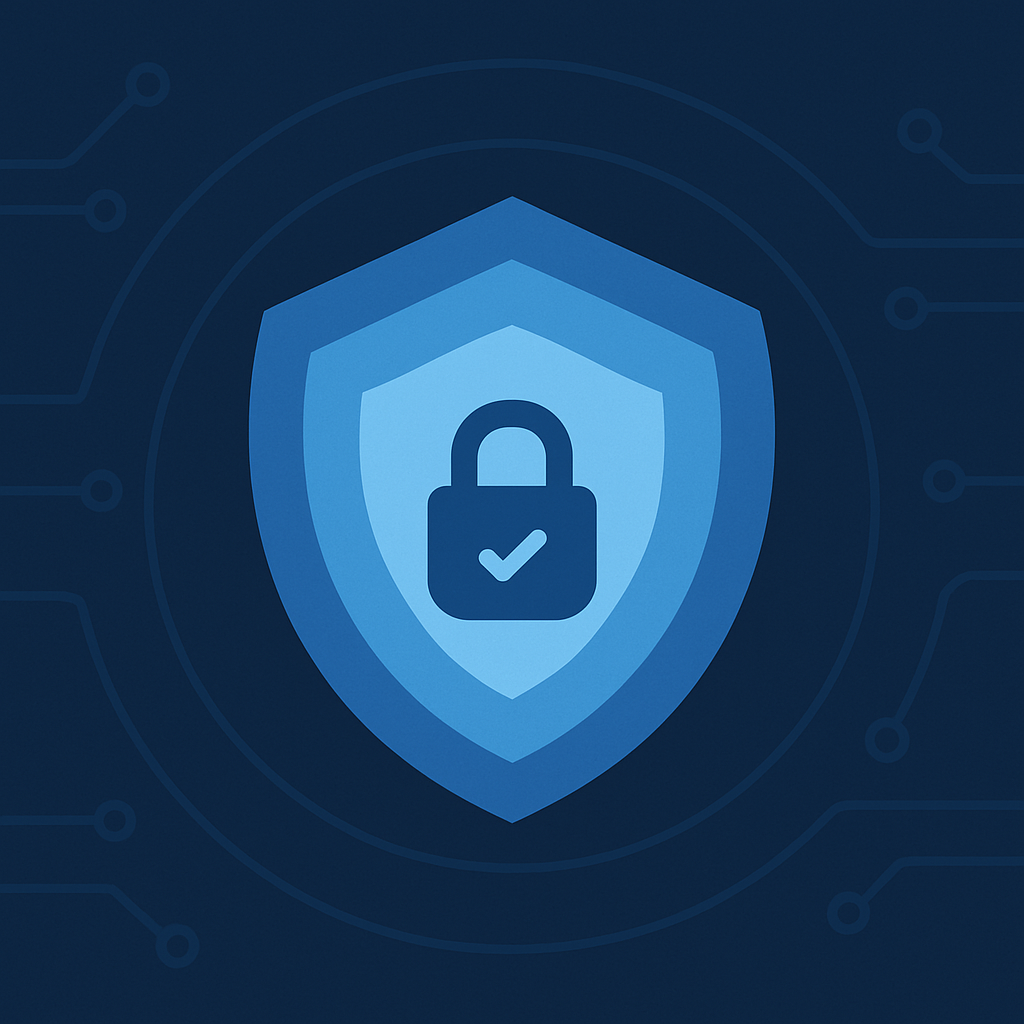 Illustration eines Schlosses als Symbol für Datensicherheit